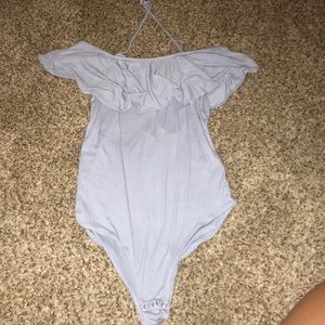 Strappy Off-the-shoulder Bodysuit